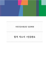 2022년 국민건강보험공단 최종합격 자기소개서+인증완료