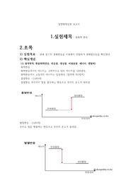 세종대 일반화학실험 보고서 열화학 반응