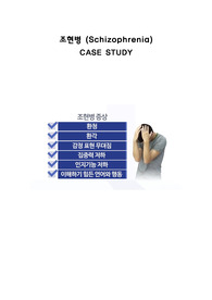 조현병 case study 간호과정 3개