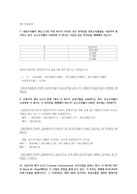 ross의 재무관리 12판 9장 연습문제 7, 8, 25번 솔루션