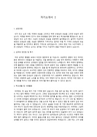 유치원교사 자기소개서