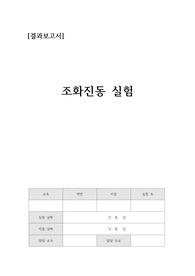 [일반물리실험] 줄위의파동 결과레포트