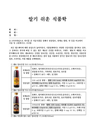 알기쉬운식품학_3가지 유형의 가공식품 비교 분석