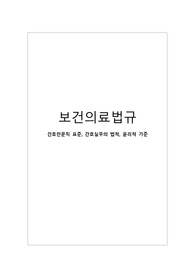 A+ 보건의료법규 간호전문직 표준, 간호실무의 법적, 윤리적 기준의 필요성과 중요성