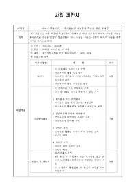 사회복지 프로그램 실습 사업 제안서 청소년 나눔봉사 제안서