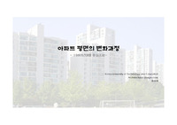 아파트 평면의 변화과정(1980년대를 중심으로)
