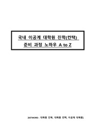 국내 이공계 대학원 연구실 진학(컨택) 준비 과정 노하우 A to Z