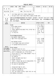 교육실습 만5세 종일수업 계획안