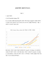 발광다이오드 결과보고서