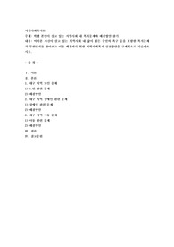 학생 본인이 살고 있는 지역사회 내 복지문제와 해결방안 찾기