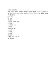 인간과 동물의 차이점을 파악하고 인간이 행복한 삶을 추구하기 위한 노동, 조직, 사회에 대한 개념