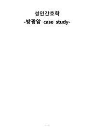 성인간호학 방광암 case study 케이스스터디 (교수님 극찬, 피드백 수정완료, a+보장, 간호진단 2개, 간호과정 2개)