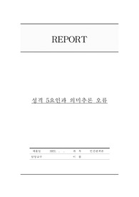 [인간관계론A+]성격 5요인에 비추어 자신의 성격을 분석해보세요. 내가 가지고 있는, 내가 경험한 의미추론의 오류(흑백논리적 사고, 과잉일반화, 정신적 여과, 의미확대 또는 축소, 개인화, 잘못된 명명, 독심술적 사고, 예언자적 사고) 중 3~4가지 현상에 대해 구체적 예시를 들고 분석해보세요.