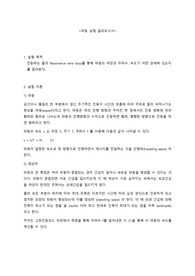 파동 실험 결과보고서