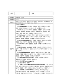 일반화학실험 5.크로마토그래피 예비레포트