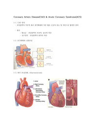 [성인간호학] MI심근경색, 협심증, Coronary Artery Disease(CAD) &amp; Acute Coronary Syndrome(ACS) [레포트, 조별과제, 개념정리case 환자 중재] / [SICU, 외과계 중환자실, 간호학생 개념정리]
