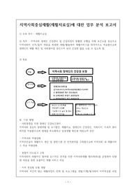 [지역사회간호학실습] 지역사회중심재활(재활치료실)에 대한 업무 분석 보고서 [레포트]