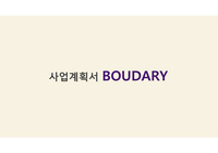 사업계획서 PPT형 (vpn 우회 프로그램 Boudary)