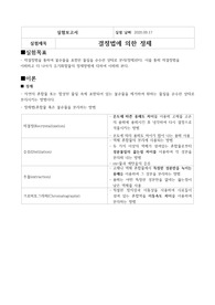 결정법에 의한 정제 결과보고서