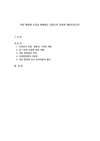 여성 할당제 도입을 반대하는 입장으로 작성한 레포트입니다.