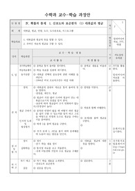 [교수학습과정안][수업자료] 수학 &lt;대푯값과 평균&gt; 수업지도안입니다. 일반 수업은 물론 각종 공개수업에 유용하게 사용할 수 있습니다.