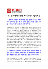 2021년 경북대학교병원 신규 간호사 채용 합격자 자기소개서