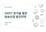 SWOT 분석을 통한 방송산업 발전전략