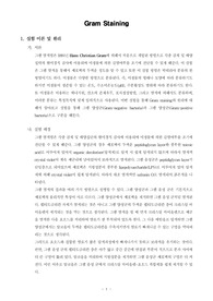 [일반생물학실험]Gram Staining
