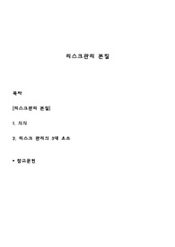 리스크관리 본질