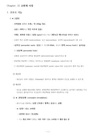 [성인간호학] 순환계 PART (사정~주요중재) 교과서 정리 요약 정리, 자료조사, 시험공부용, 레포트,인공심박동기,정맥절개술,조혈모세포,이식,수혈 종류,PICC,implanted ports,혈액투석 카테터,심박출량에 영향을 미치는 요인,hemostasis