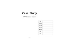 여성건강간호학실습 제왕절개 케이스