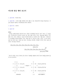 일반화학실험 비누화 반응 예비 보고서