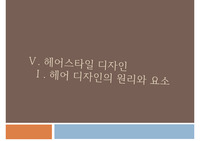 미용 헤어 학습지도안 및 PPT 세트 - 헤어 디자인의 원리와 요소