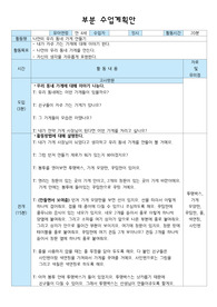 &#039;우리 동네 가게 만들기&#039; 수업 계획안