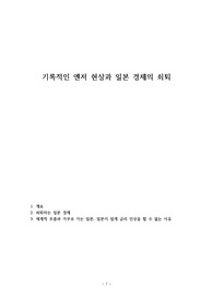 기록적인 엔저 현상과 일본 경제의 쇠퇴