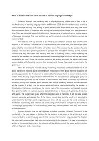 받아쓰기는 무엇이고 언어지식을 어떻게 향상시키는가? What is dictation and how can it be used to improve language knowledge 영어레포트