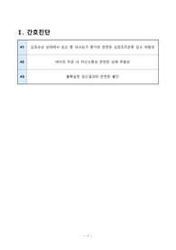 모성간호학 케이스(심장기능대상부전) 간호진단3개