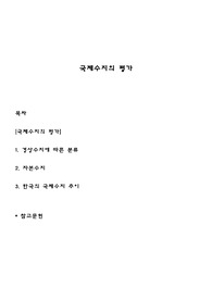 국제수지의 평가