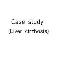 a+받은 간경화 Liver cirrhosis 스터디 자료입니다