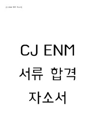 홍대생의 4학년 재학 당시 (2021년도 하반기) CJ ENM 재무팀 서류 합격 자소서