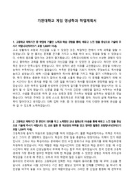 가천대학교 게임 영상학과 학업계획서