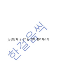 삼성전자 메모리사업부 설비기술 엔지니어 합격자소서