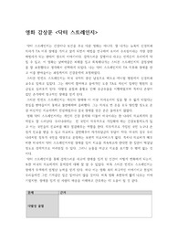 성인간호학 건강 문제 영화 감상문 + 간호진단 6개 (닥터 스트레인지)