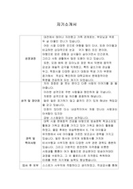 [이력서] 코오롱글로벌 경리채용 합격 자소서