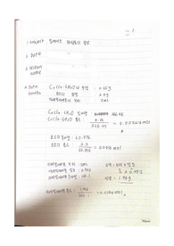 킬레이트 화합물의 합성 실험 포스트 레포트(A+)