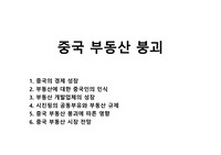 중국 부동산 붕괴