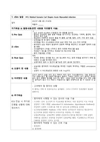 vsim 보고서(3. Medical Scenario Carl Shapiro Acute Myocardial infarction)