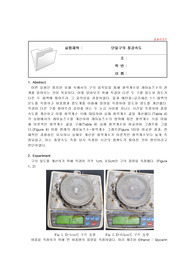 단일구의 침강속도 결과