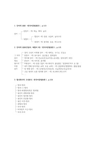 중세국어체계(표+이론정리), 한국어문법총론1 참고