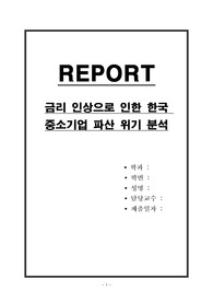 금리 인상으로 인한 한국 중소기업 파산 위기 분석